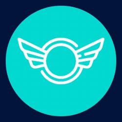 command wings icon in circle